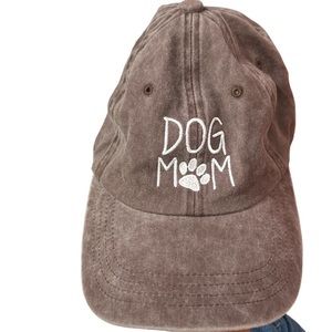 BRAND NEW Dog Mom Brown Hat